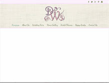 Tablet Screenshot of dreamweaversweddings.co.uk